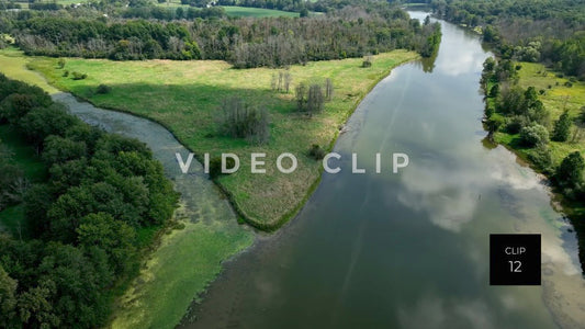 stock video peaceful river