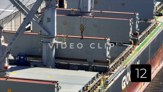 CLIP 12 - Brunswick, GA close up of cargo ship docked at Georgia Ports Authority