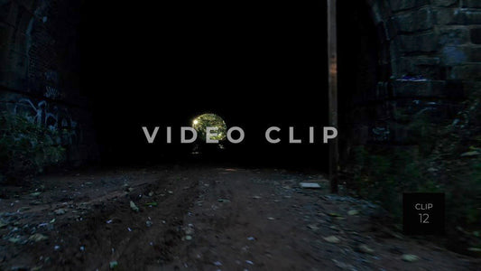 CLIP 12 - Atlanta, GA Beltline Bike trail through old train tunnel