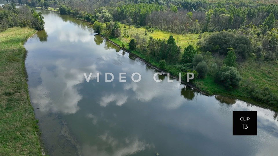 stock video peaceful river