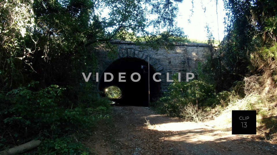 CLIP 13 - Atlanta, GA Beltline Bike trail through old train tunnel