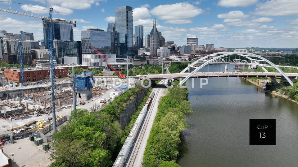 stock video nashville tennessee city skyline steve tanner stock