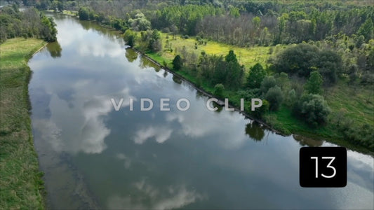 CLIP 13 - Seneca River in New York State countryside