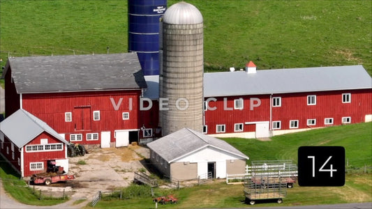 CLIP 14 - Farm house in New York State countryside