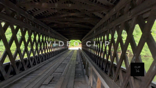 CLIP 14 - Stone Mountain Park, GA FPV drone flight through covered bridge