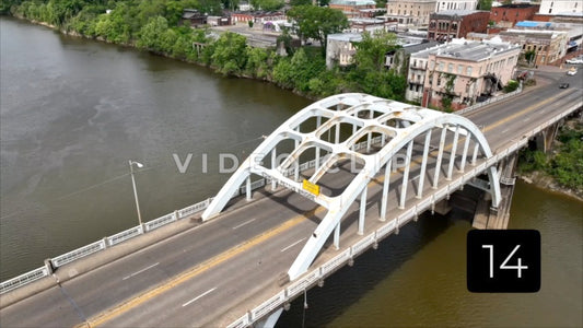 CLIP 14 - Selma, AL slow descent over Edmund Pettus Bridge
