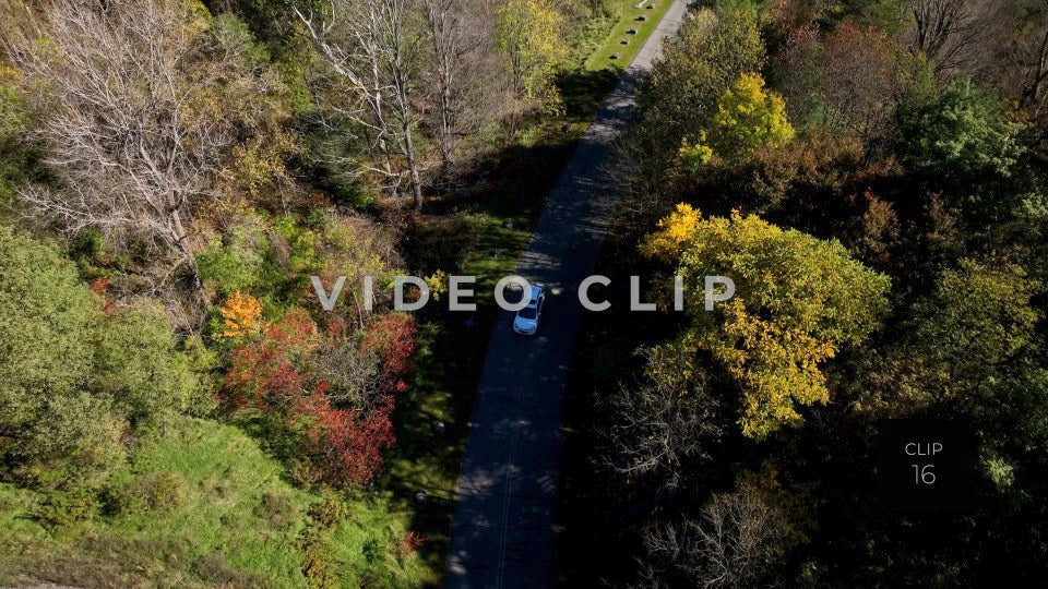 CLIP 16 - Tioga-Hammond Lakes, PA car passing under train bridge at Ives Run Campground