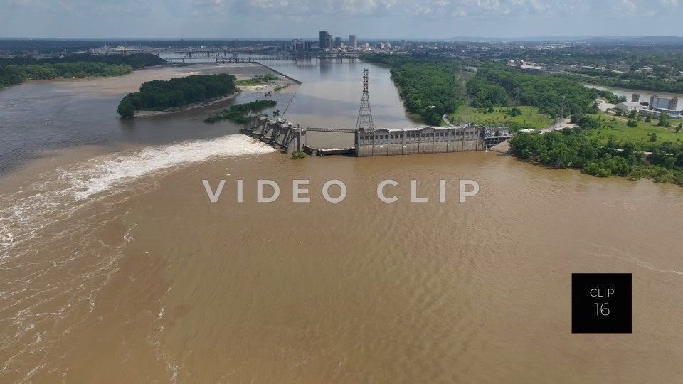 CLIP 16 - Louisville, KY Ohio Falls Hydro Station built mid 1920s