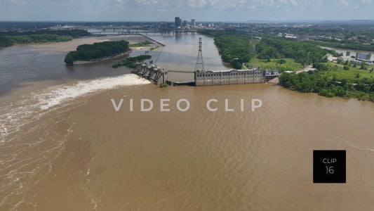 CLIP 16 - Louisville, KY Ohio Falls Hydro Station built mid 1920s