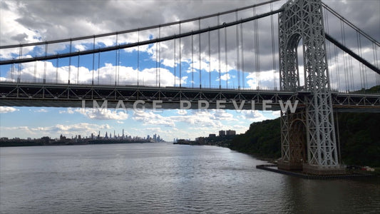 Photo - New York City, NY Dramatic view of Georgetown Washington Bridge