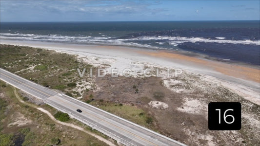 CLIP 16 - St Augustine, Florida A1A scenic byway