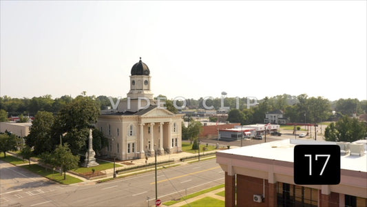 CLIP 17 - Hawkinsville, GA Pulaski County Courthouse