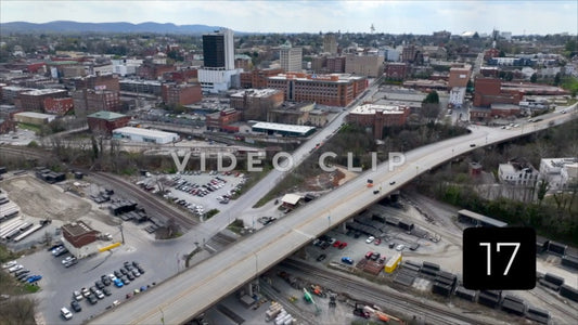 CLIP 17 - Lynchburg, VA Vol. 1 - passing over James River towards downtown