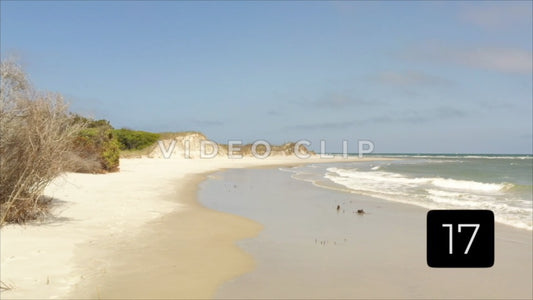 CLIP 17 - Cherry Grove Beach, SC beautiful Waties Barrier Island beach