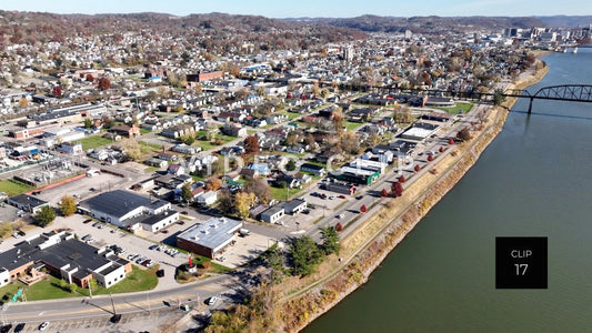 CLIP 17 - Charleston, WV crossing river to view homes and business