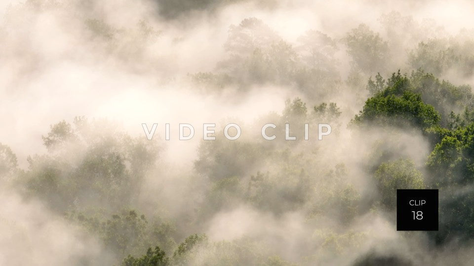 stock video fog over tennesse mountains at Norris Dam