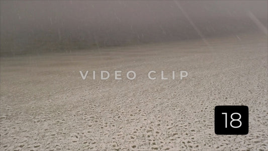 CLIP 18 - Winter Vol. 3 - Winter Lake Ontario snow storm over pancake ice formations