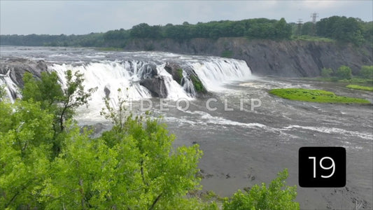 CLIP 19 - Cohoes Falls view from observation area