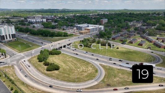 CLIP 19 - Nashville, TN traffic on highway interchange
