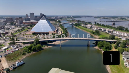 CLIP 1 - Memphis, TN Pro Bass Pyramid with city skyline