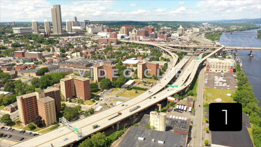 CLIP 1 - Albany, NY Vol. 2 - beautiful capital city by the Hudson River