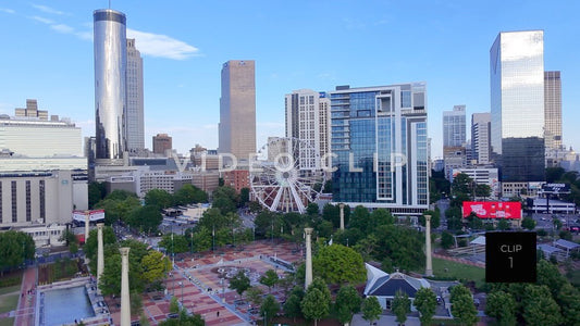 CLIP 1 - Atlanta, GA Centennial Park downtown