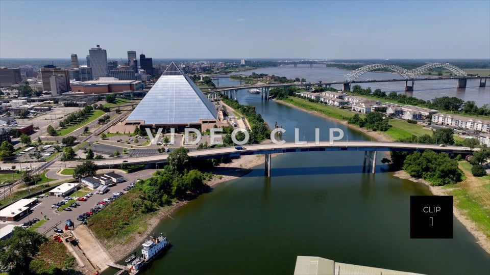 CLIP 1 - Memphis, TN Pro Bass Pyramid with city skyline