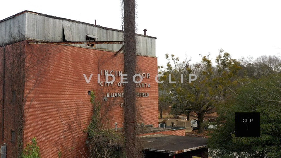 CLIP 1 - Atlanta, GA Incinerator building signage