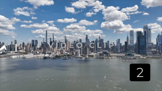 CLIP 2 - New York, NY Vol 1. - city skyline looking across Hudson River