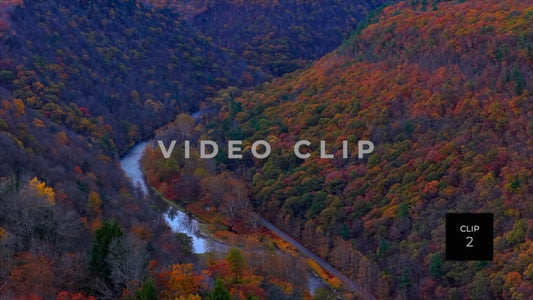 CLIP 2 - Pennsylvania Grand Canyon Close up view of Pine Creek