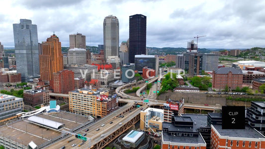 stock video pittsburg pa city skyline steve tanner stock