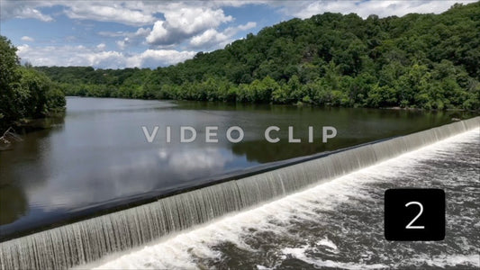 CLIP 2 - Lynchburg, VA Vol. 2 - waterfall dam on James River
