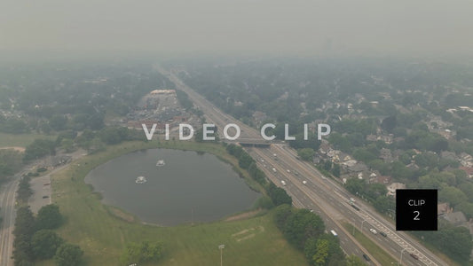 stock video canadian wildfire smoke rochester New York