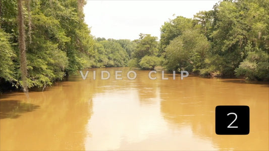 CLIP 2 - Hawkinsville, GA beautiful morning light on Okmulgee river