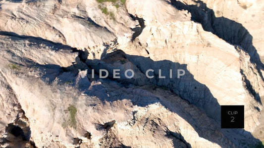 CLIP 2 - Badlands, SD making a quick spin while looking down Butte mountain side