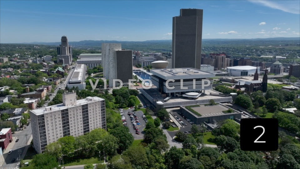 CLIP 2 - Albany, NY Vol. 1 - slow turn around Empire State Plaza
