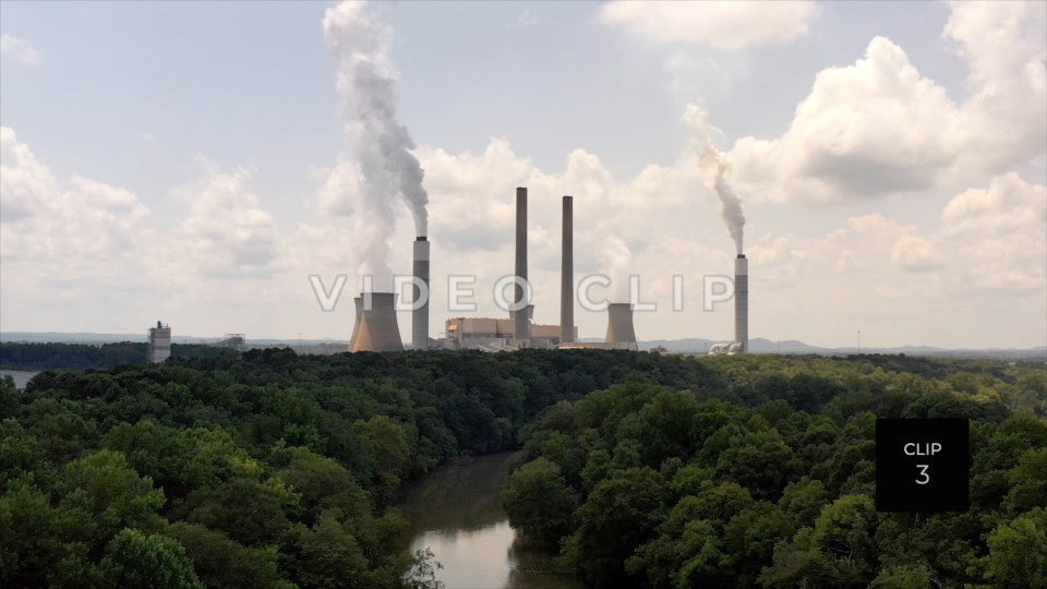 CLIP 3 - Plant Bowen, GA Industrial emissions from Coal-Fired power plant in Georgia
