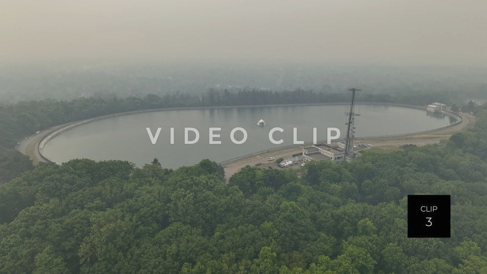 stock video canadian wildfire smoke rochester New York