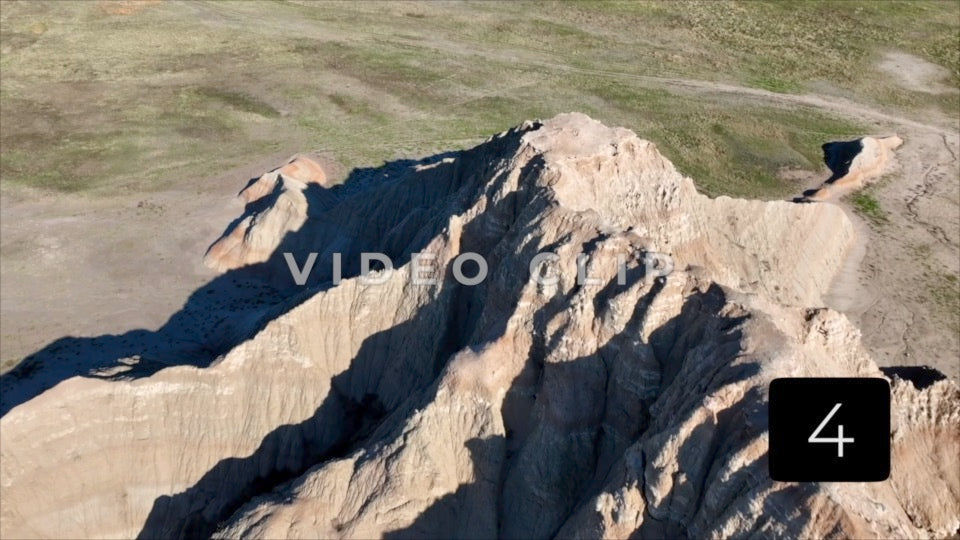CLIP 4 - Badlands, SD flight to end of Bute top then looking down and pulling up