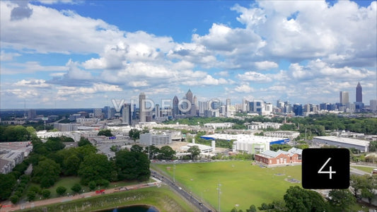 CLIP 4 - Atlanta, GA Vol. 3 - Midtown skyline western view