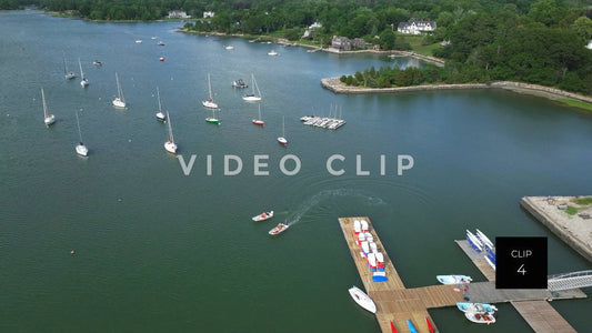 stock video boston harbor new england