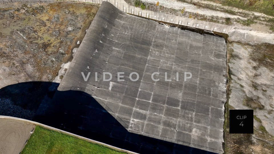 CLIP 4 - Tioga-Hammond Lakes, PA looking down on reservoir spillway