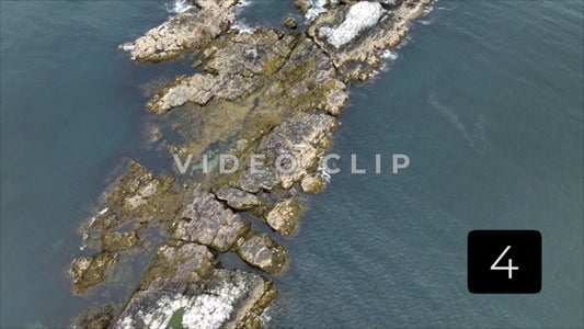 CLIP 4 - Flyby over Little Black Rock Island in Massachusetts Bay