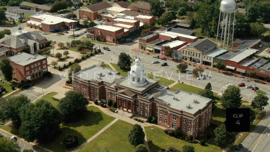 CLIP 4 - Eatonton, GA  - Putnam County Clerk of Courts - slowly rising above courthouse