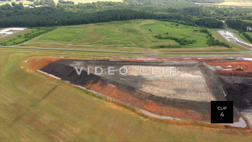 CLIP 4 - Plant Bowen, GA Industrial coal yard at Georgia Power facility