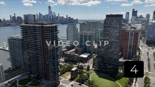 CLIP 4 - New York, NY Vol 1. - city skyline view from Jersey shore