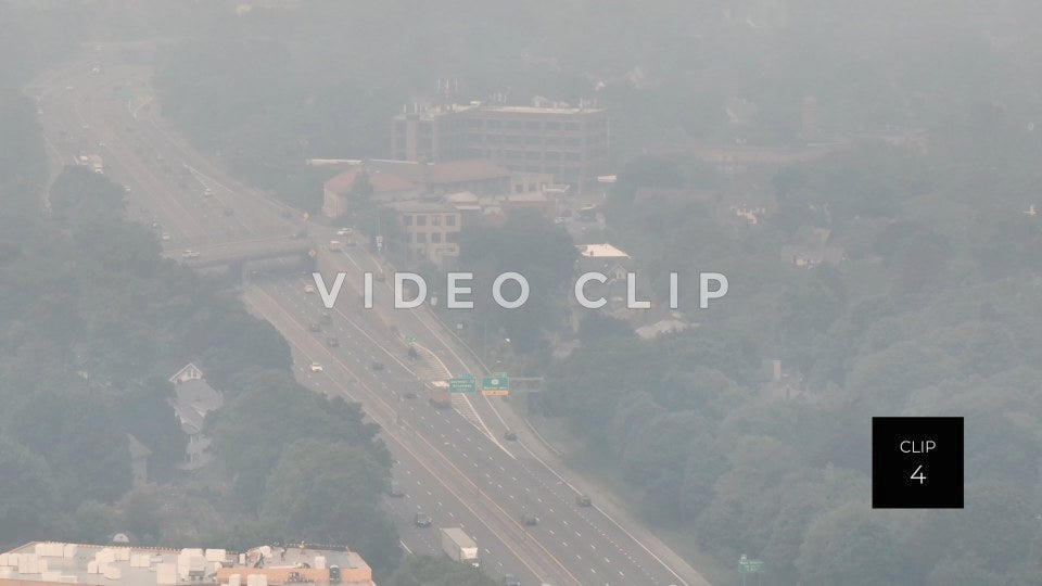 stock video canadian wildfire smoke rochester New York