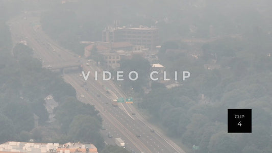 stock video canadian wildfire smoke rochester New York