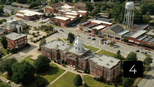 CLIP 4 - Eatonton, GA  - Putnam County Clerk of Courts - slowly rising above courthouse