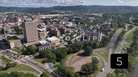 CLIP 5 - Binghamton, NY downtown buildings, architecture and streets
